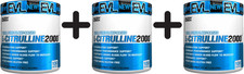 3 x EVLution Nutrition L-Citrulline 2000, Unflavored - 200g (99,92 EUR/kg)