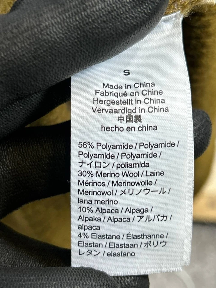 Cárdigan Madewell Suéter Para Hombre Pequeño Verde Blanco Tejido Foto 4 de 4