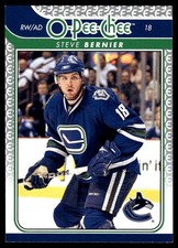 2009-10 O-Pee-Chee #188 Steve Bernier Vancouver Canucks Hockey Card