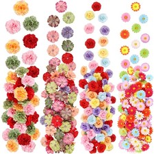 310 Pcs Fake Flower Heads Mini Artificial Flower Bulk Silk Flowers for Decora...