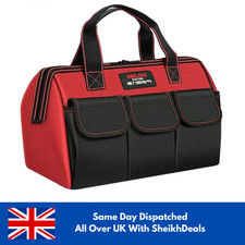 Waterproof 12" Hand Tool Bag with Multi Pockets Heavy Duty Small Tool Bag