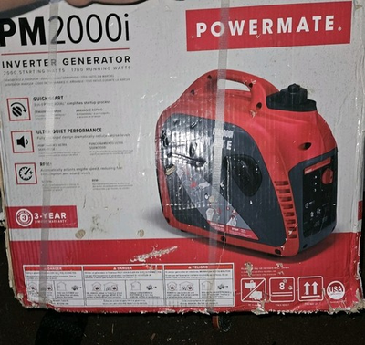 #ad Powermate PM2000i Gas Generator 2000 Watt NEW IN BOX $339.99