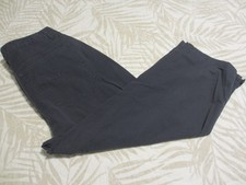 Talbots Petites Womens Navy Stretch Cotton Blend Pants Size 8