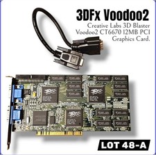 Computer Graphics and Video Cards 3dfx Voodoo for sale UK