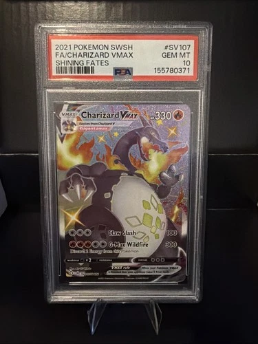PSA 10 Charizard VMAX Sv107/Sv122 Shining Fates: Shiny Vault Holo