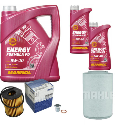 MAHLE Inspektionspaket 7 L MANNOL Formula 5W-40 für Alfa Romeo Giulietta 1.4 TB