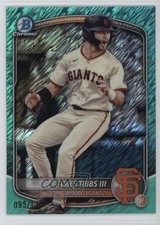 2025 Bowman Chrome Prospects Aqua Shimmer Refractor /125 James Tibbs III #BCP-39