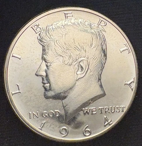 1964 Kennedy Half Dollar GEM PROOF 90% Silver - Brilliant Uncirculated