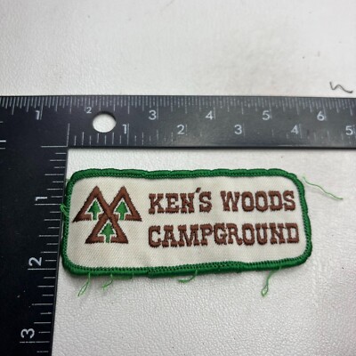 Vintage KEN'S WOODS CAMPGROUND Pennsylvania Patch (Camp Camping Camper) 551G