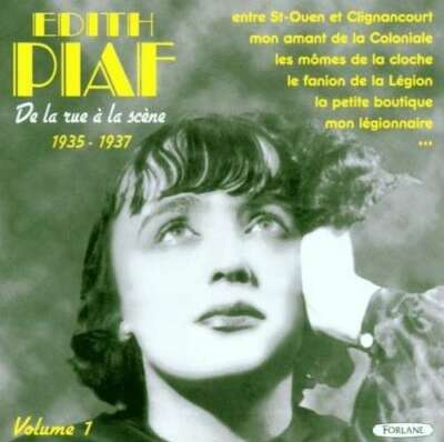 Edith Piaf Vol.1 1935-1937 CD FORLANE