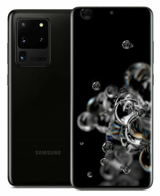 Samsung Galaxy S20 Ultra 5G SM-G988U - 128GB - Cosmic Black (T