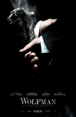 The Wolfman movie poster (a) -  Benicio Del Toro  -  11'' x 17'' inches (2010)
