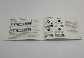 NES Top Gun the Second Mission- Instruction Manual Only- 1987 Original