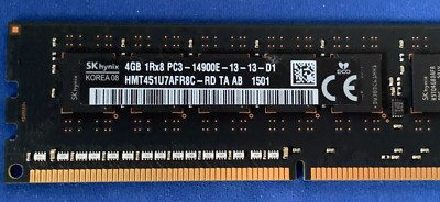 Apple Mac Pro 2013 - Original Memory | RAM SK Hynix 4GB 1Rx8 PC3-14900E-13-13-D1