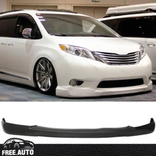 Front Bumper Lip Fits 11-17 Toyota Sienna CK Style Spoiler Splitter Unpainted PU
