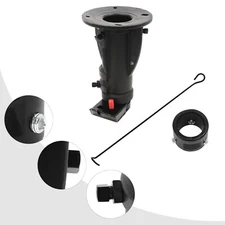 For Camper/RV/Trailer Kingpin Box 5th Gooseneck Adapter Adjustable Wheel Adapter