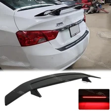 For Chevrolet Impala 52" Matte Rear Trunk GT Spoiler Tail Wing w/3rd Brake Light