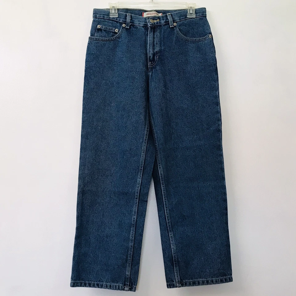 Vaqueros Canyon River azules para niños talla 29 Husky 31 X 26 corte clásico piernas rectas Foto 4 de 4