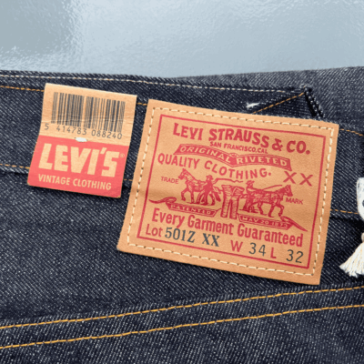 Levi's 501ZXX 50154-0001 W34 L32 White Oak 50s Made in the