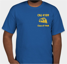 CNJ JCL Jersey Central Lines #4109 Custom T-Shirt L@@K! Size XX-Large CRRNJ