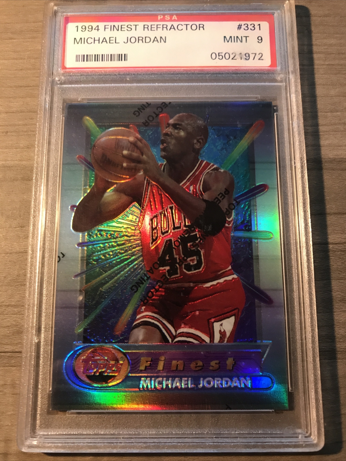 1994 Finest Michael Jordan Refractor With Coating PSA 9 | eBay