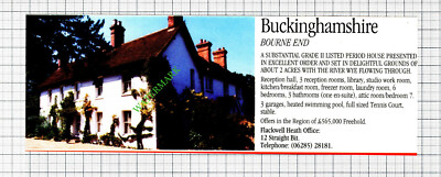 Bourne End Buckinghamshire Hausverkauf Anzeige - 1988 Zuschnitt