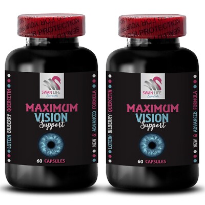 Grape seed for eye care - VISION SUPPLEMENT - Bilberry extract - 2 Bot