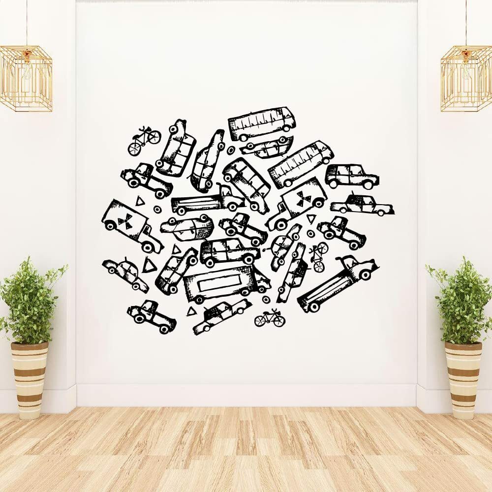 Flatbed Truck Vinyl Wall Decal for Home Room Decor Sticker