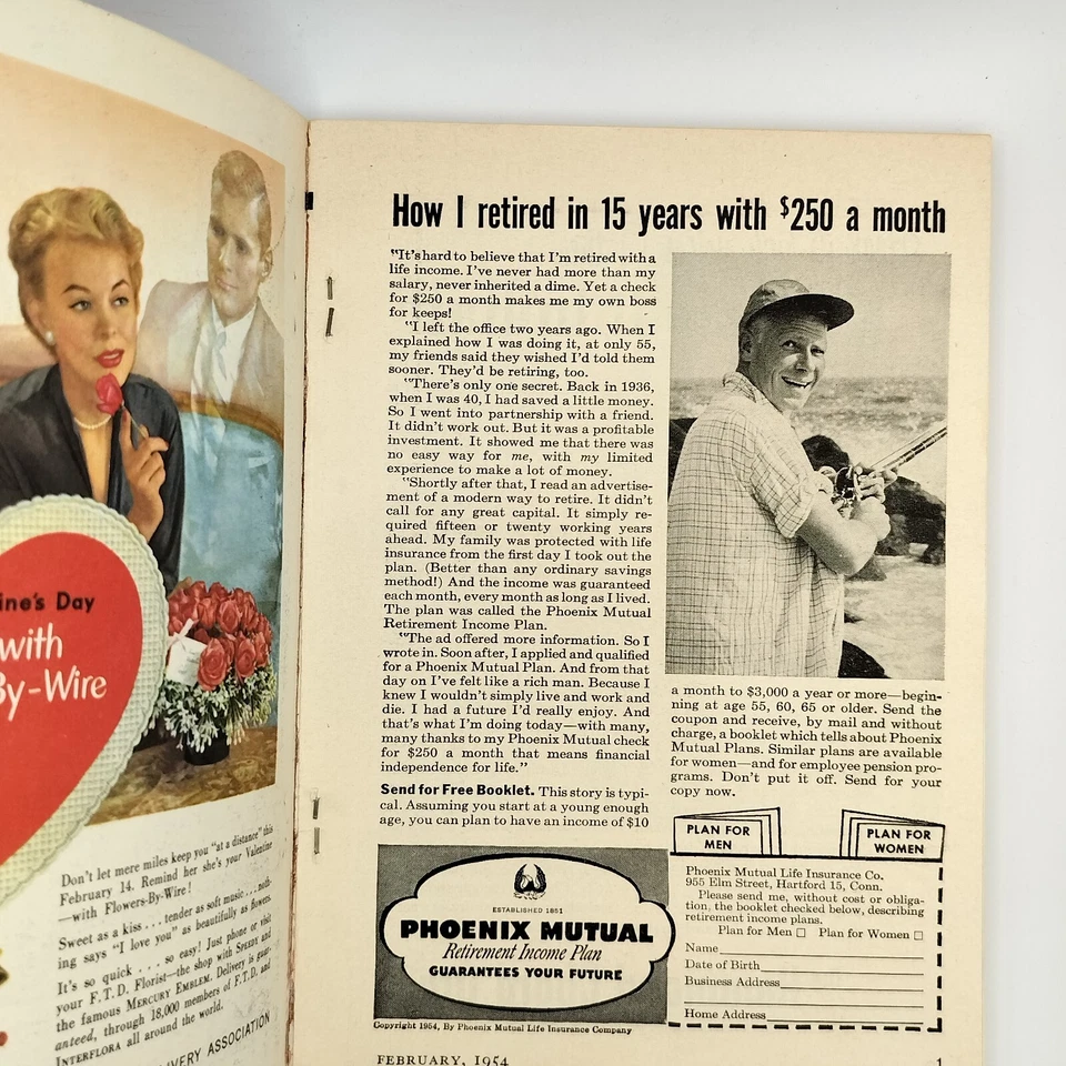Coronet Magazine Vintage 1954 Ads RCA Victor TV - Motorola - Kraft Cheez Whiz Foto 3 de 4
