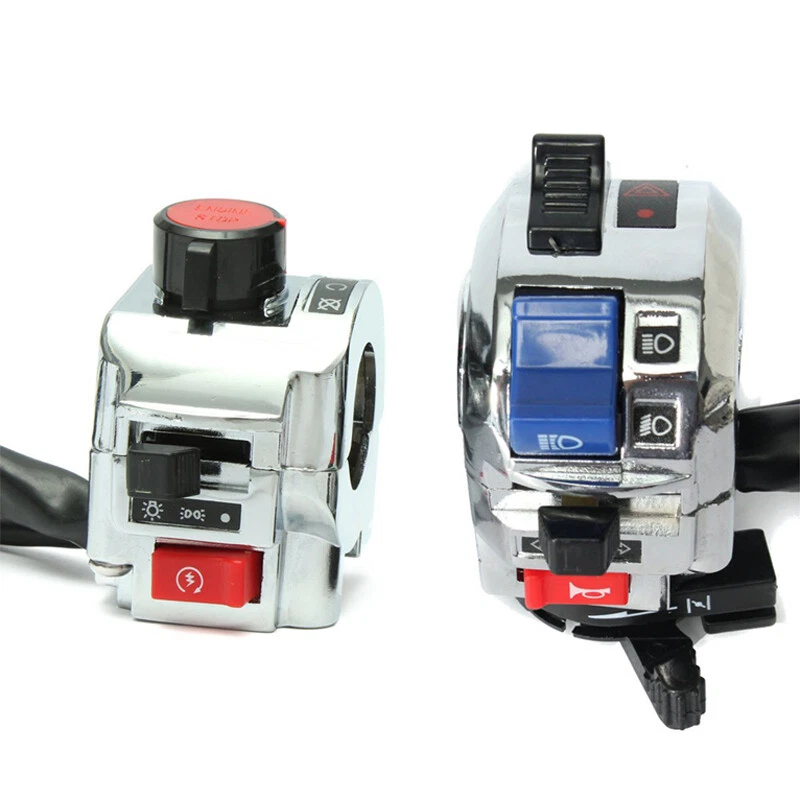 1 Pair 7/8 " Switch Control Assembly Handlebar Headlight on/off Turn Signal Lamp - Изображение 2 из 4