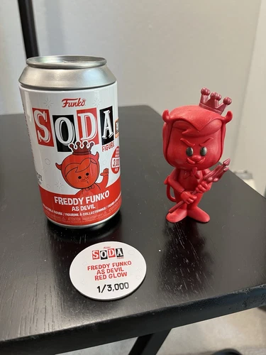 Funko Soda Freddy As Red Devil Glow Fright Night 2022 Exclusive 