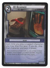 1x  Id Scanner - 2R146 - Rare Light Play System Lords