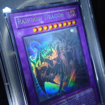 Yu-Gi-Oh! Elemental HERO Chaos Neos Rainbow Dragon Misprint Name