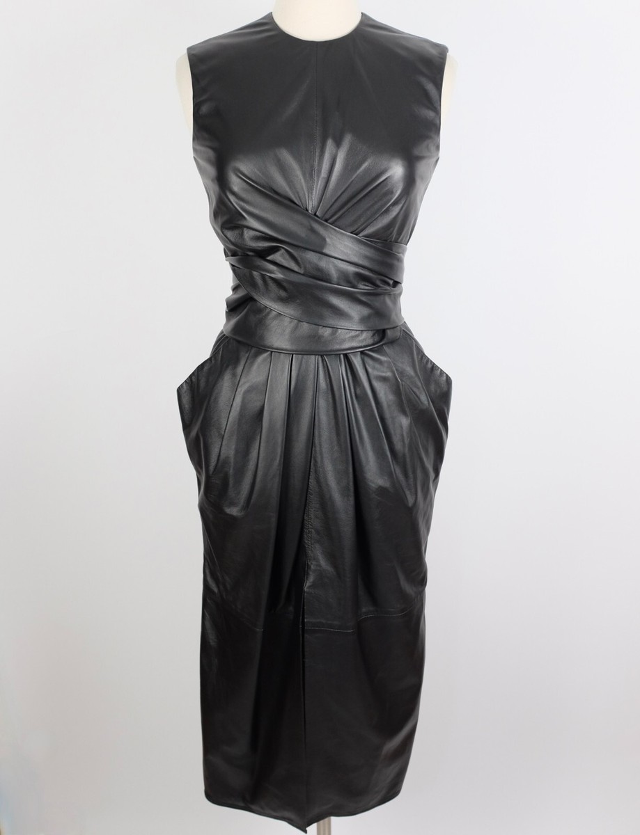 chinese dress ladies Altuzarra Tippi Leather Dress