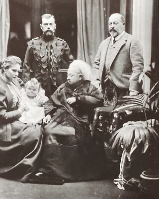 KÖNIGIN VICTORIA, ZAR NIKOLAUS II, ALBERT EDWARD (EDWARD VII), Foto