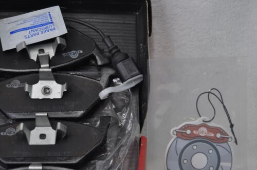 Brake Pads 4pcs FRONT Kits w/Wire SENSOR FOR BEETLE, GOLF, GOLF CITY, JETTA - Picture 4 of 8