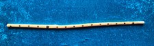 Ash Wood Ceremonial Wand 58cm stars & heart Ogham pyrography
