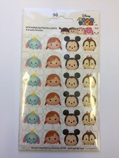 96 Disney Tsum Tsum stickers 4 sheets of 24 teacher supply party reward