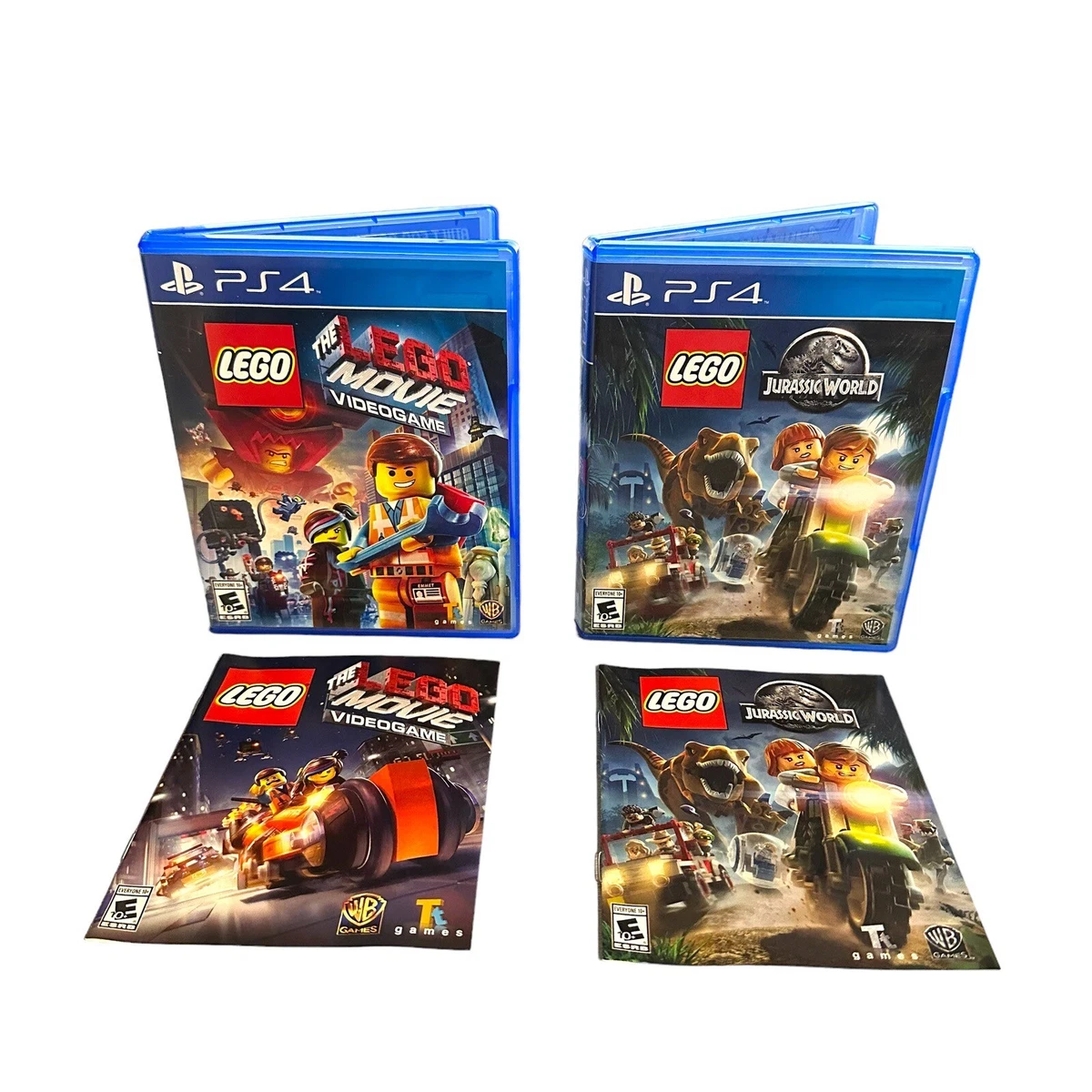 PlayStation 4 (PS4) The Lego Movie And Lego Jurassic Park Video Games  Bundle