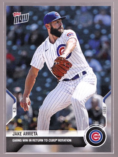2021 Topps Now 18 Jake Arrieta