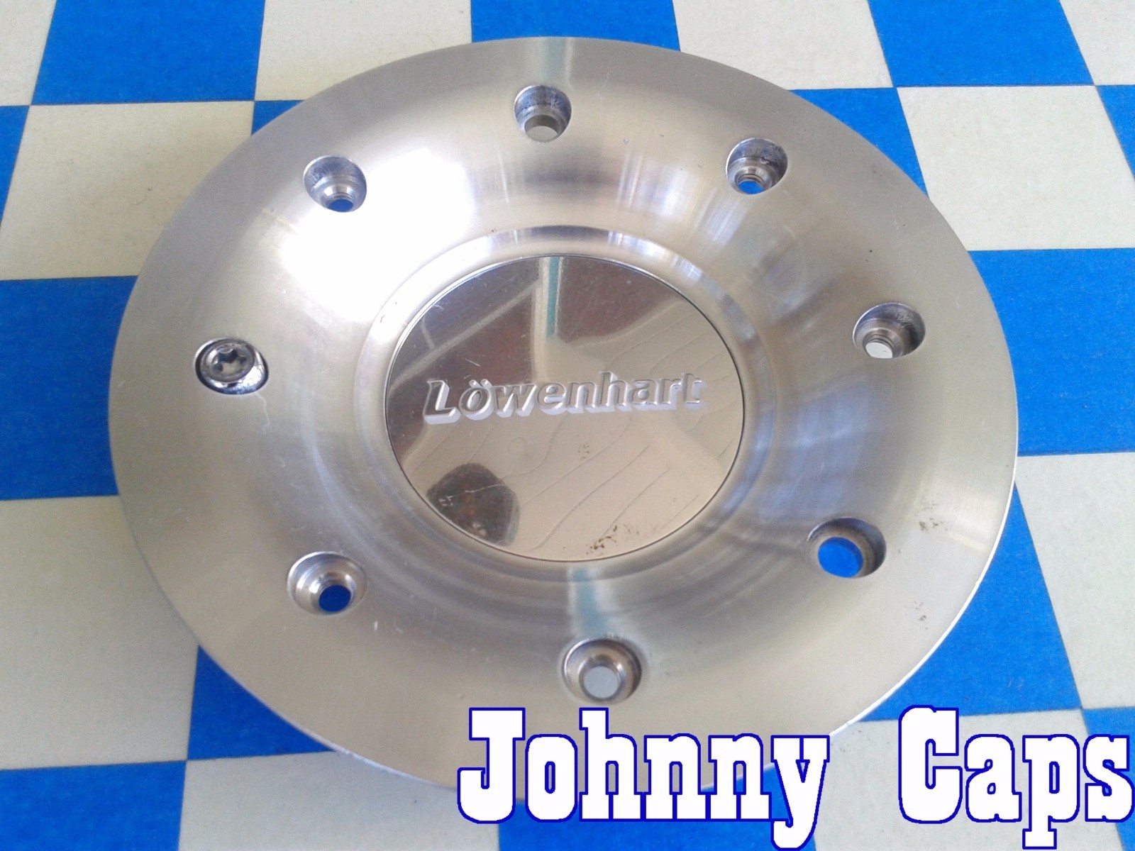 LOWENHART Wheels [39] Silver Center Caps # C0A42E Custom Wheel Hub Cap (1)