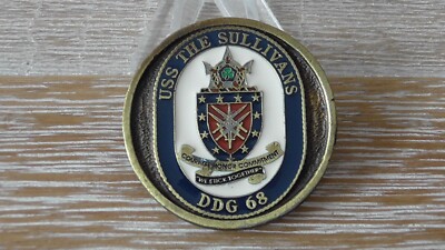 USN USS The Sullivans DD-537 DDG 68 We Stick Together Challenge Coin #A201