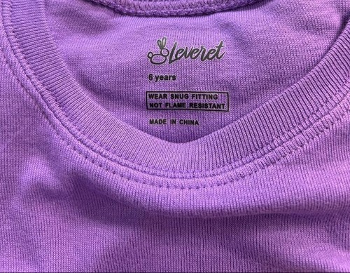 Leveret Kids & Toddler Girls' Matching Doll & Pajamas Set, Purple, 6years - Picture 4 of 7
