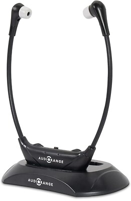 Audio Range ITE-1000 Rechargeable Bluetooth TV Headphones Adjustable Hearing Aid