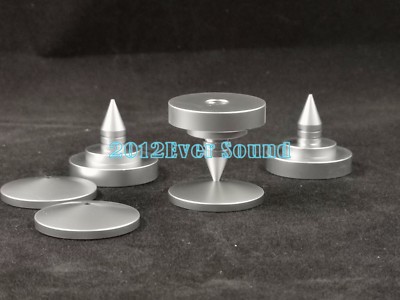 4Set HIFI 35mm Speaker Spike Isolation Brass Cone Stand Feet spikes base 