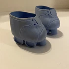 Vintage Cabbage Patch Kids Tomy Roller Skates Blue Plastic No Laces