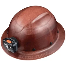Klein Tools 60447 Hard Hat Non-vented Full Brim Style Class G with Headlamp