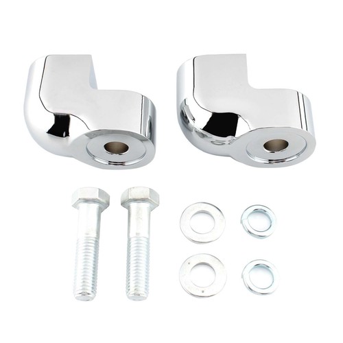 For Honda VTX1300C 2004-2009 Chrome Motorcycle Handlebar Riser - Picture 6 of 10