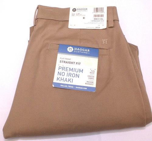 Haggar Premium No Iron Khaki Pants 