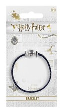 Image of Harry Potter Black Faux Leather Charm Bracelet -S-18cm, By The Carat Shop